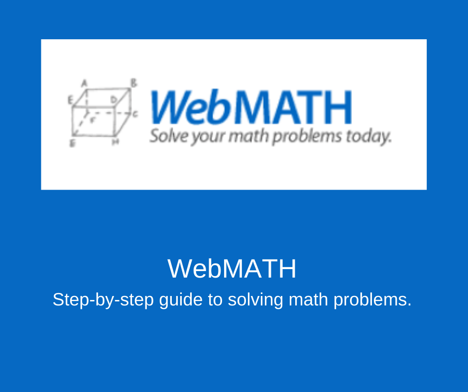 Webmath Link